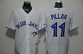 Toronto Blue Jays #11 Kevin Pillar White New Cool Base Stitched MLB Jersey,baseball caps,new era cap wholesale,wholesale hats